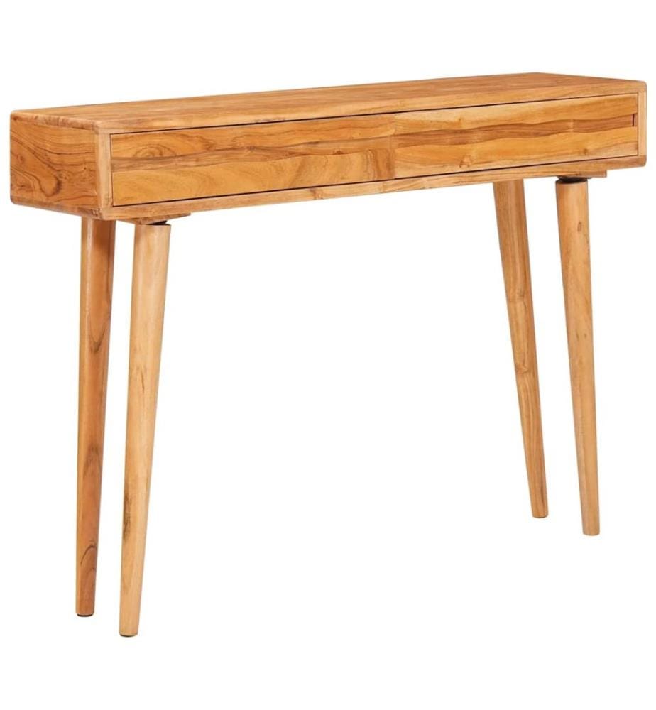 Table console Marron 110 x 30 x 80 cm Bois d'Acacia Massif