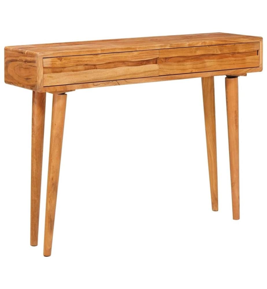 Table console Marron 110 x 30 x 80 cm Bois d'Acacia Massif