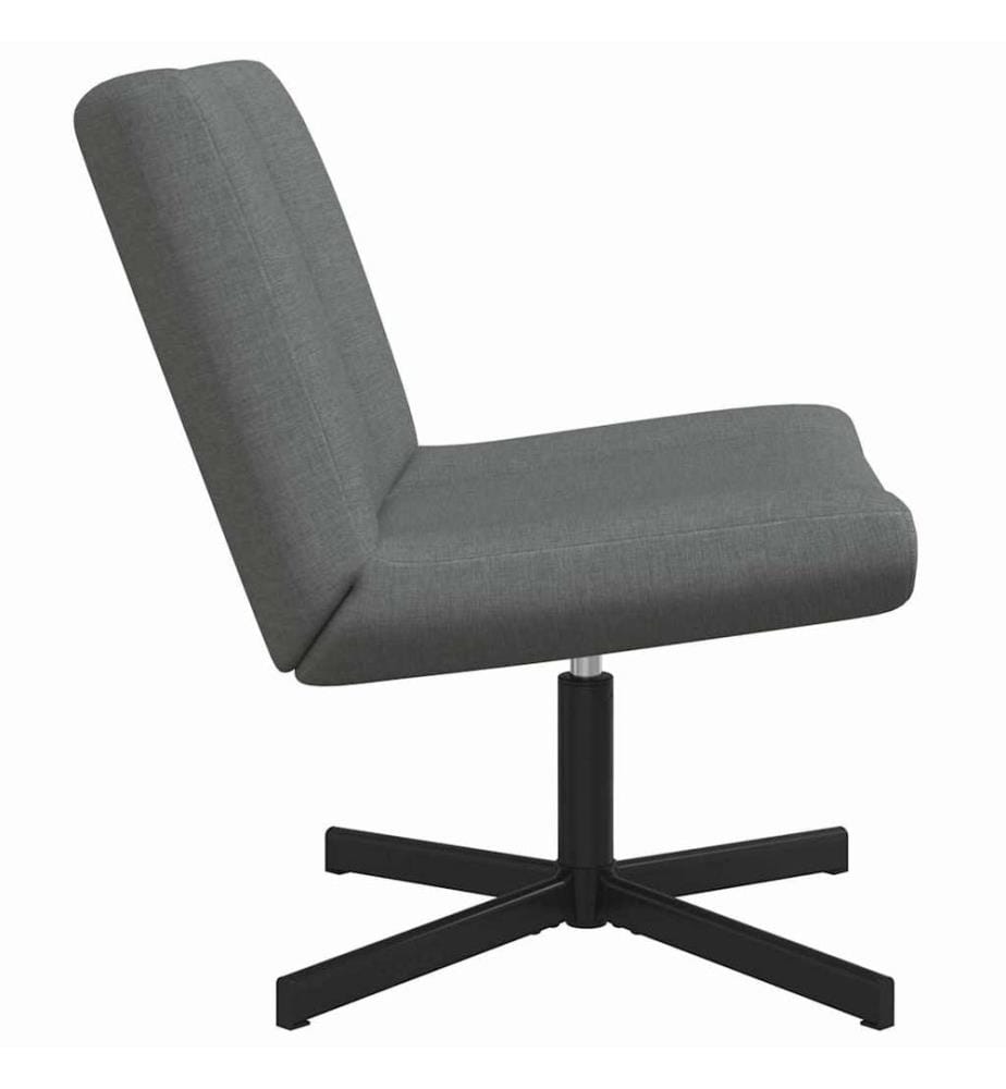 Drehstuhl Dunkelgrau 63 x 75 x 76 cm Stoff