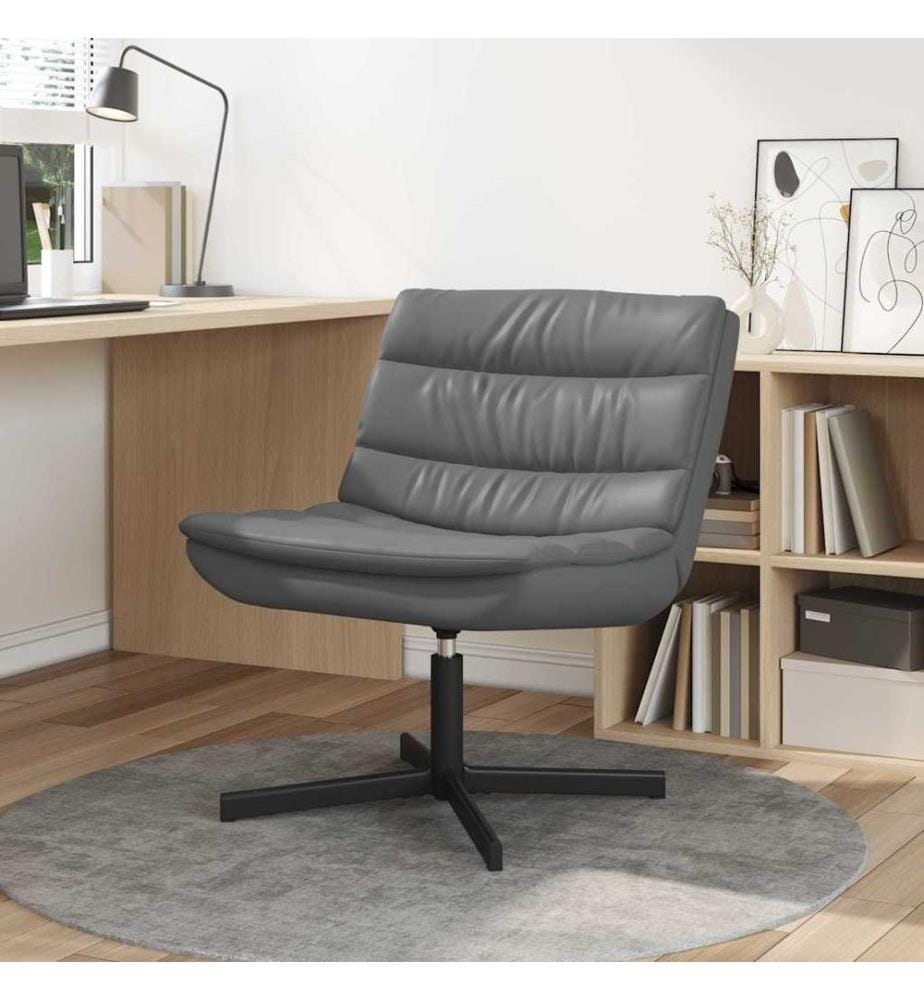 Drehstuhl Grau 63 x 75 x 76 cm PU
