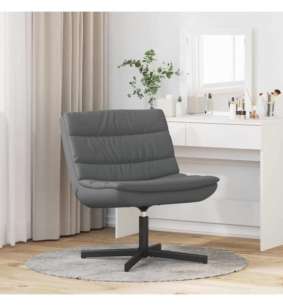 Drehstuhl Grau 63 x 75 x 76 cm PU