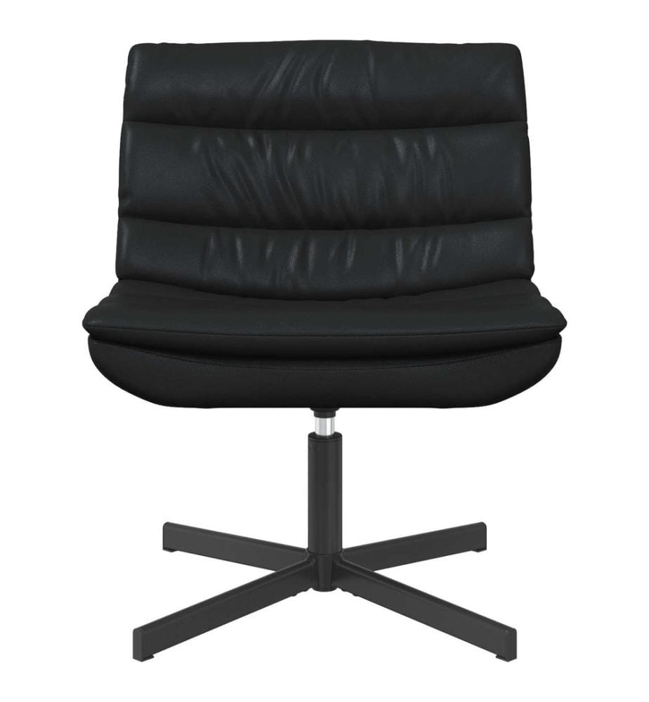 Drehstuhl Schwarz 63 x 75 x 76 cm Glänzendes PU
