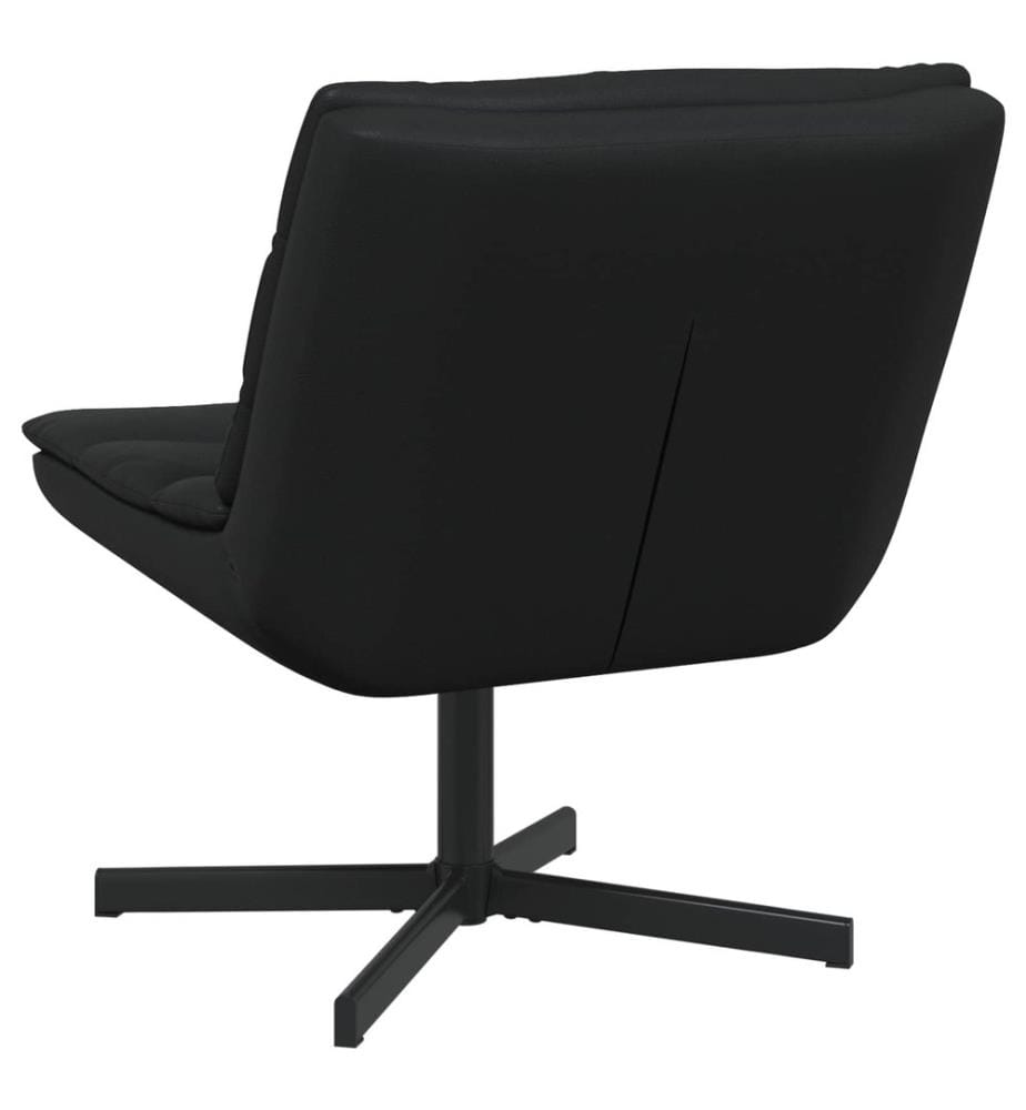 Drehstuhl Schwarz 63 x 75 x 76 cm Glänzendes PU