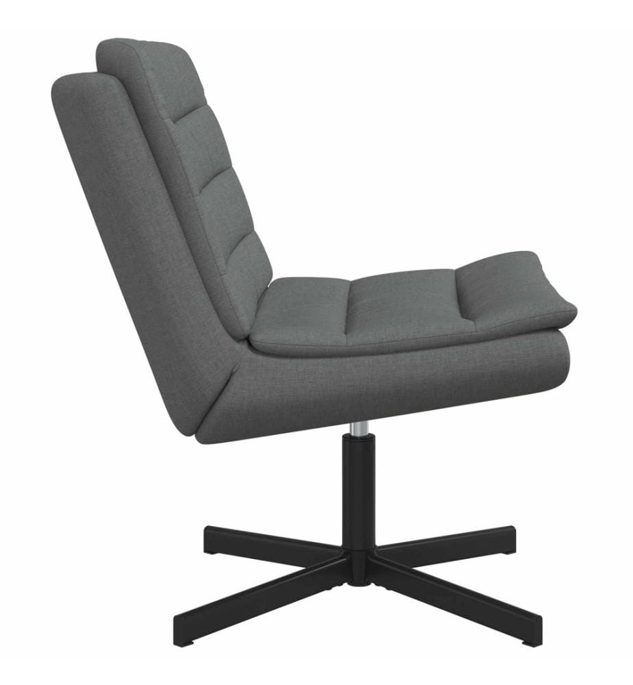 Drehstuhl Dunkelgrau 63 x 75 x 76 cm Stoff