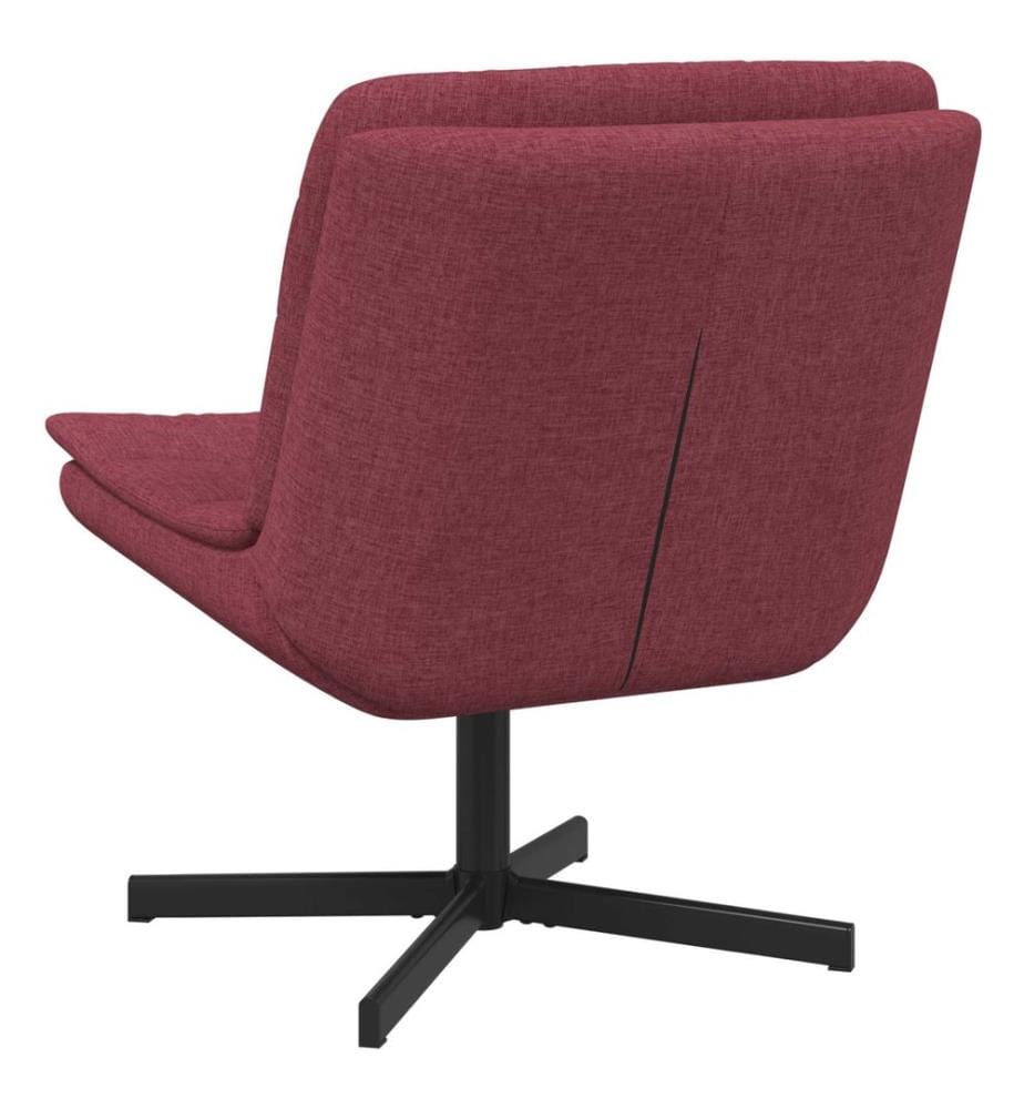 Chaise pivotante Bordeaux 63 x 75 x 76 cm tissu