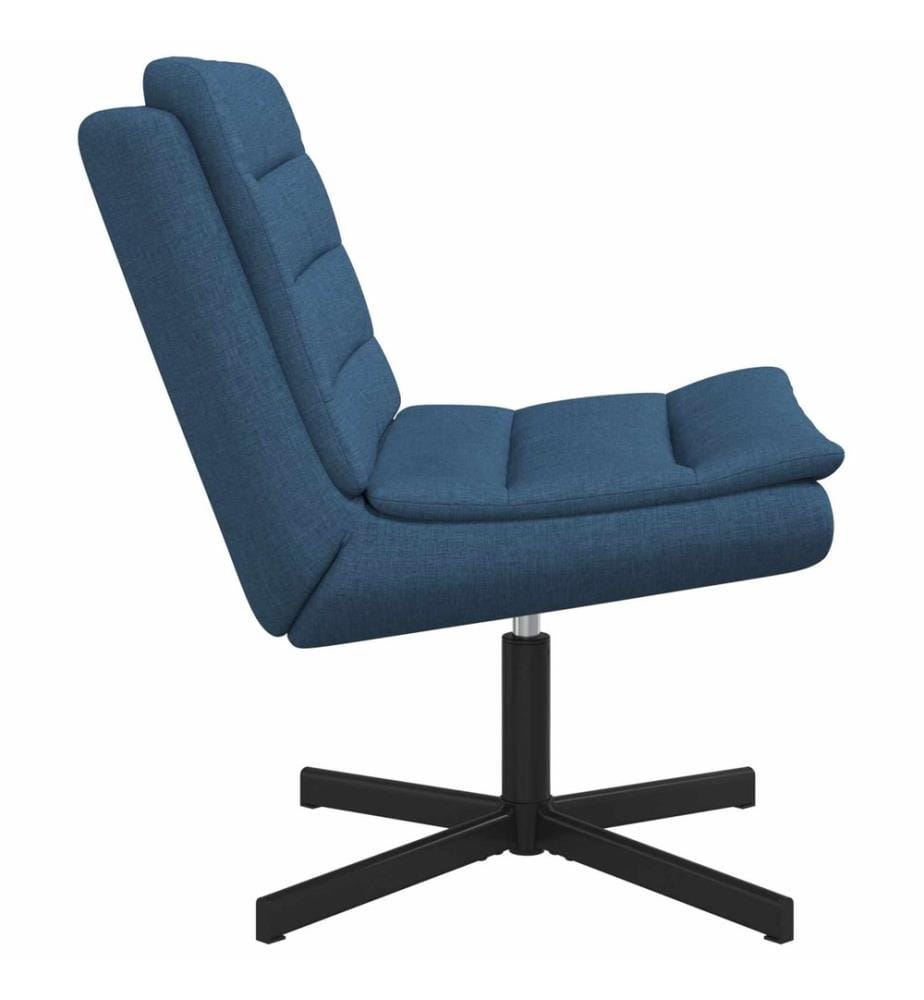 Drehstuhl Blau 63 x 75 x 76 cm Stoff