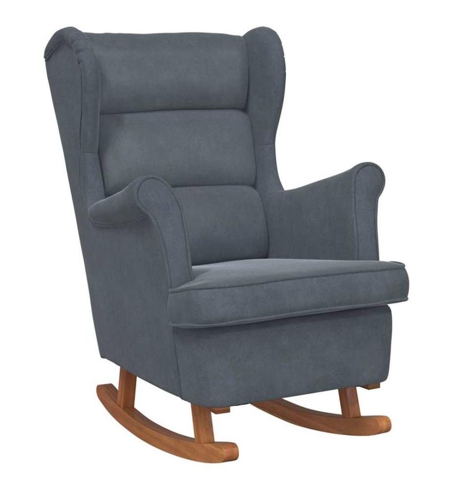 Chaise à bascule Gris foncé 92 x 71 x 100 cm Contreplaqué