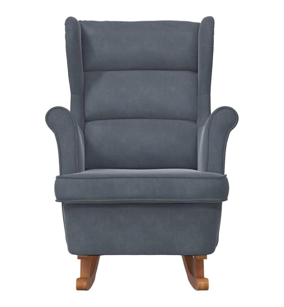 Chaise à bascule Gris foncé 92 x 71 x 100 cm Contreplaqué