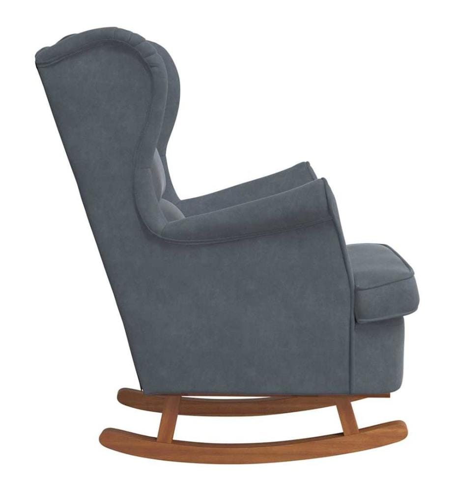 Chaise à bascule Gris foncé 92 x 71 x 100 cm Contreplaqué