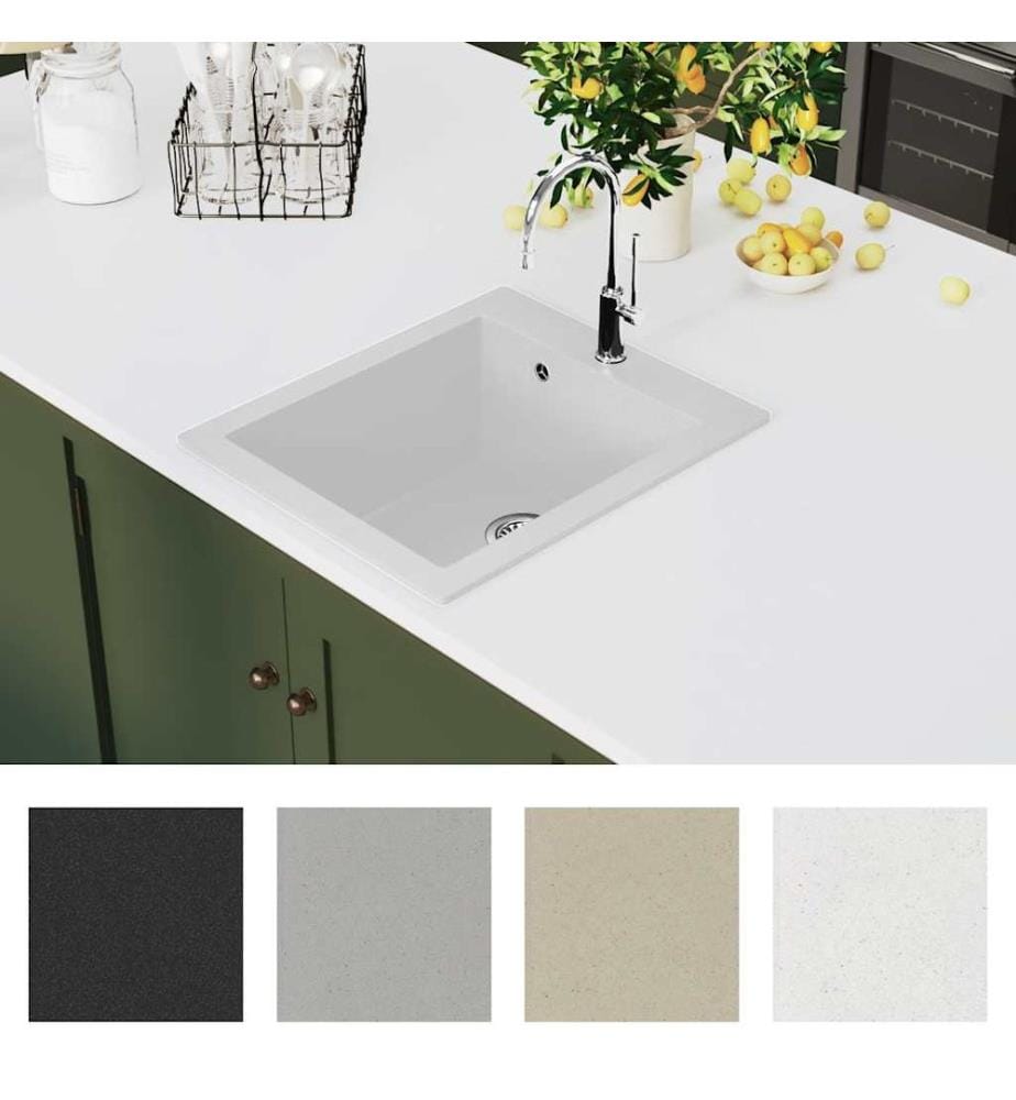 Évier de cuisine Granite Blanc