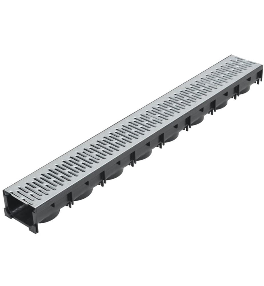 Caniveaux de drainage 6 pcs Acier galvanisé 6 m