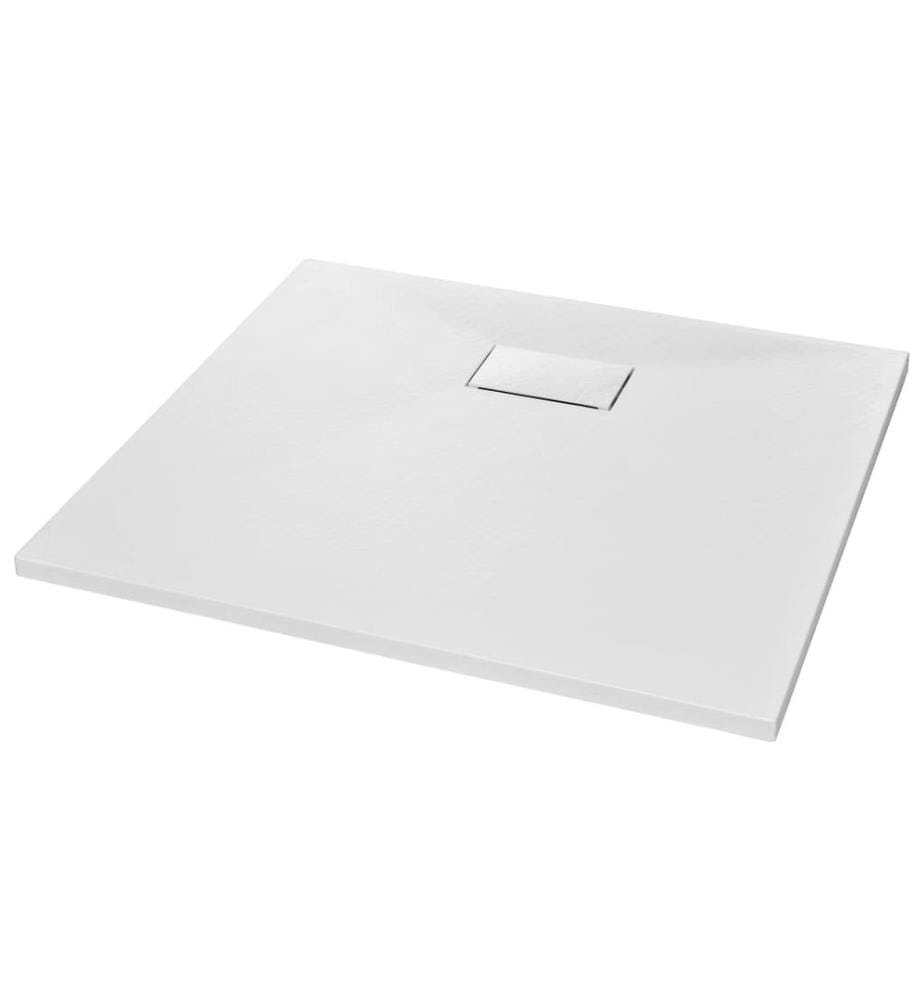 Bac de douche SMC Blanc 90 x 80 cm