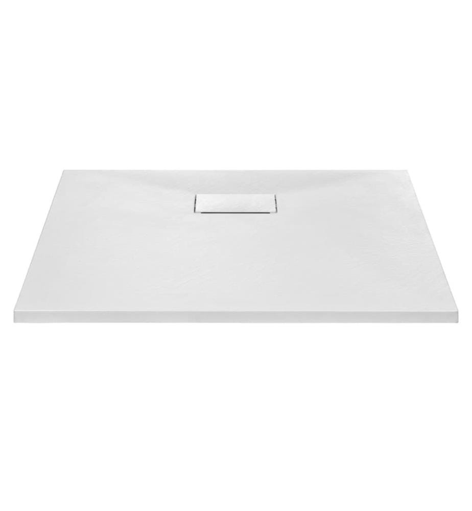 Bac de douche SMC Blanc 90 x 80 cm