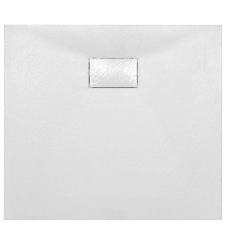 Bac de douche SMC Blanc 90 x 80 cm