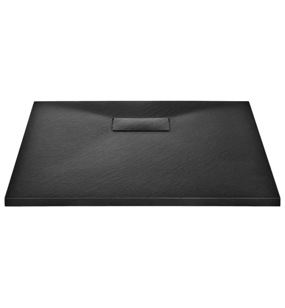 Duschwanne SMC Schwarz 90×90 cm