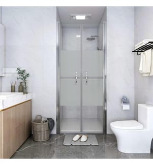 Porte de douche ESG demi-dépoli 86x190 cm
