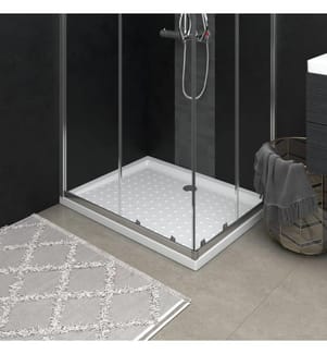 Duschwanne Anti-Rutsch Weiss 90x70x4 cm ABS