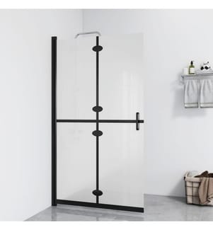 Paroi de douche pliable Verre ESG dépoli 110x190 cm