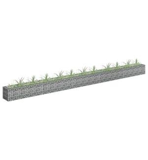 Gabionen-Hochbeet Verzinkter Stahl 450×30×30 cm