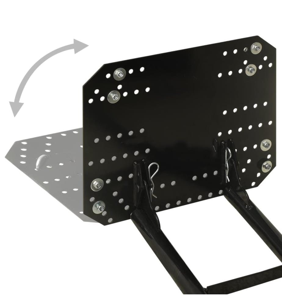 Schneepflug zur ATV-Montage Schwarz 115x38 cm