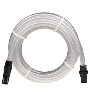 Saugschlauch mit PVC-Anschlüssen Transparent 1" 10 m PVC