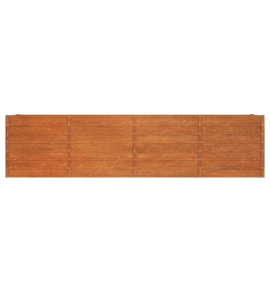 Hochbeet Rostig 320x40x77 cm Cortenstahl