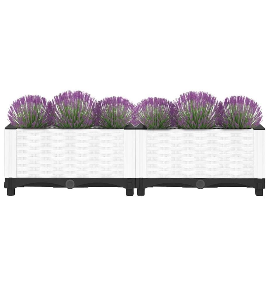 Lit surélevé 80x40x23 cm Polypropylène