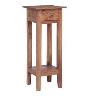 Support pour plantes 30x30x75 cm bois d'acajou massif