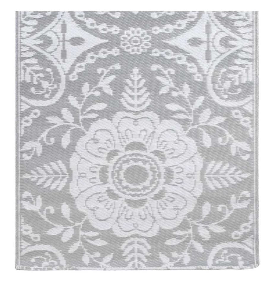 Outdoor-Teppich ARAKIL Hellgrau 80x150 cm PP