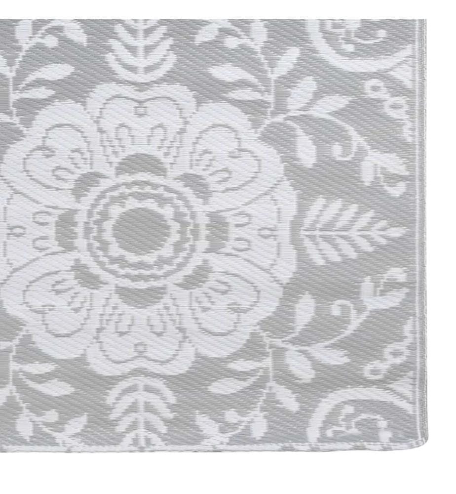 Outdoor-Teppich ARAKIL Hellgrau 80x150 cm PP