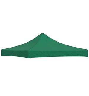 Partyzelt-Dach 3x3 m Grün 270 g/m²