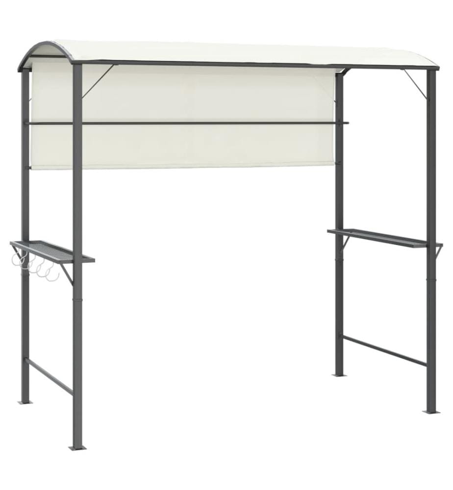 Pavillon mit Dach 220x110x200 cm Creme