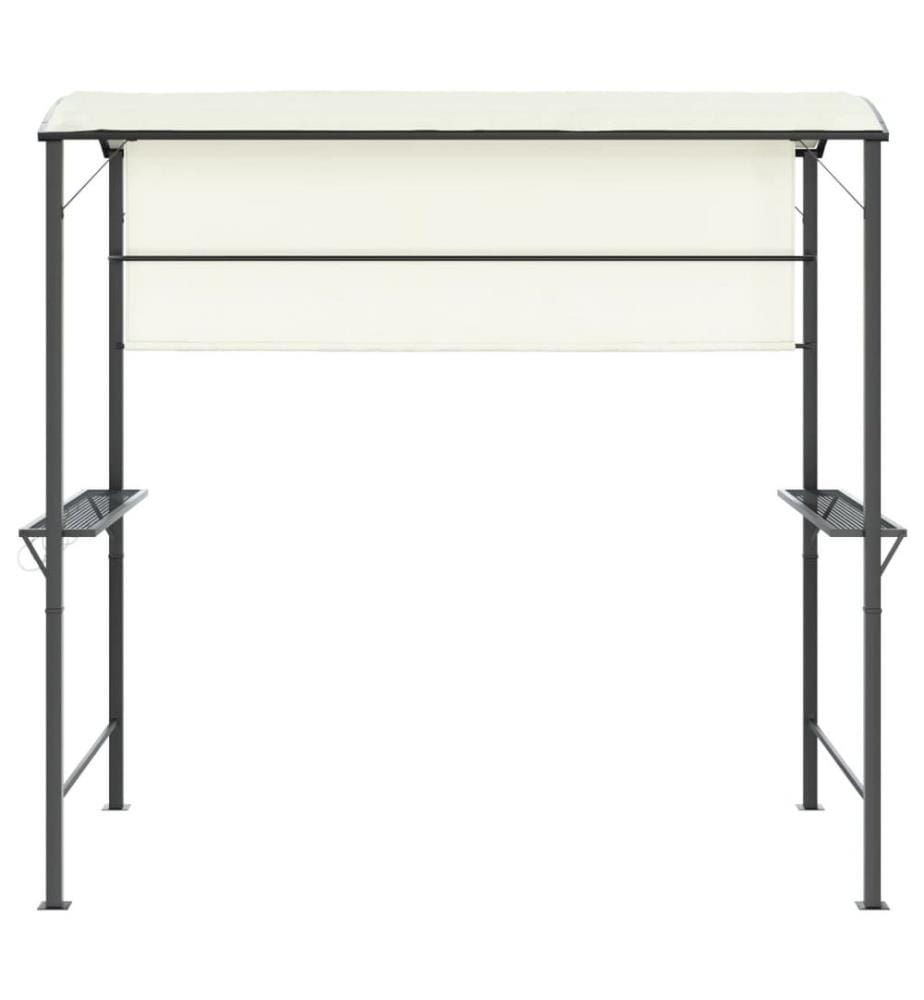 Pavillon mit Dach 220x110x200 cm Creme