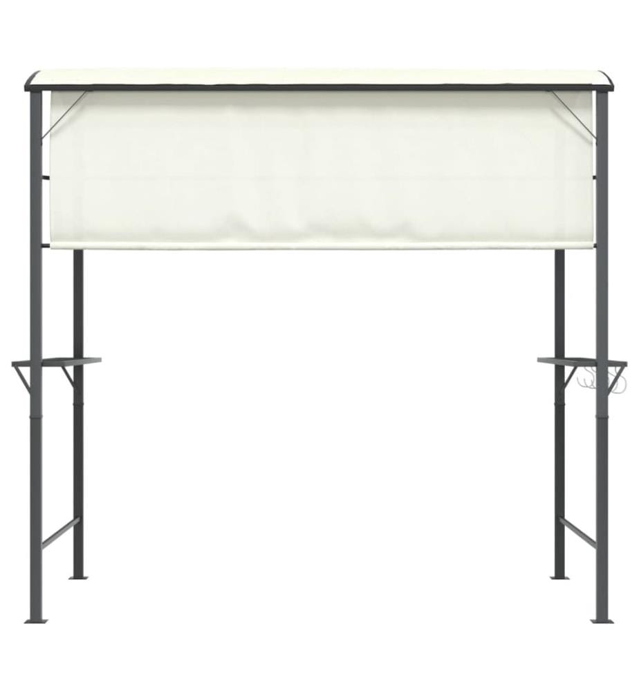 Pavillon mit Dach 220x110x200 cm Creme
