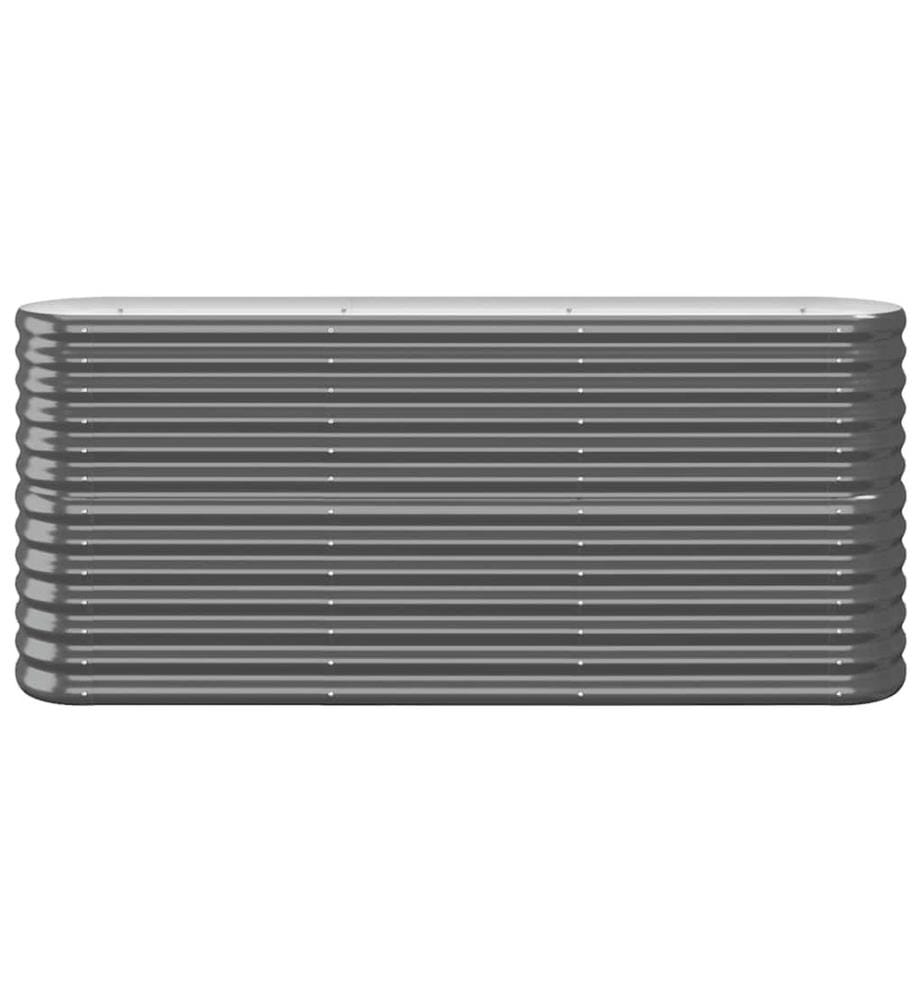 Lit surélevé de jardin Acier galvanisé Anthracite