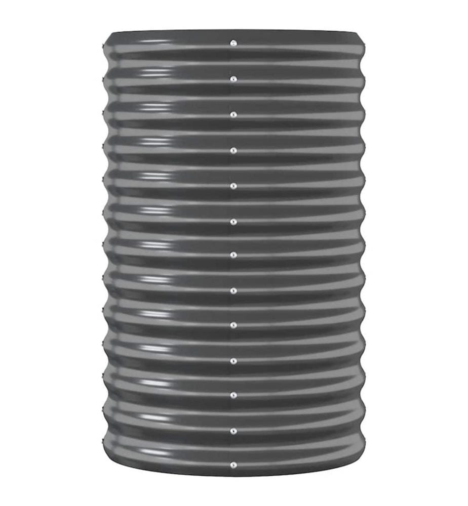 Lit surélevé de jardin Acier galvanisé Anthracite