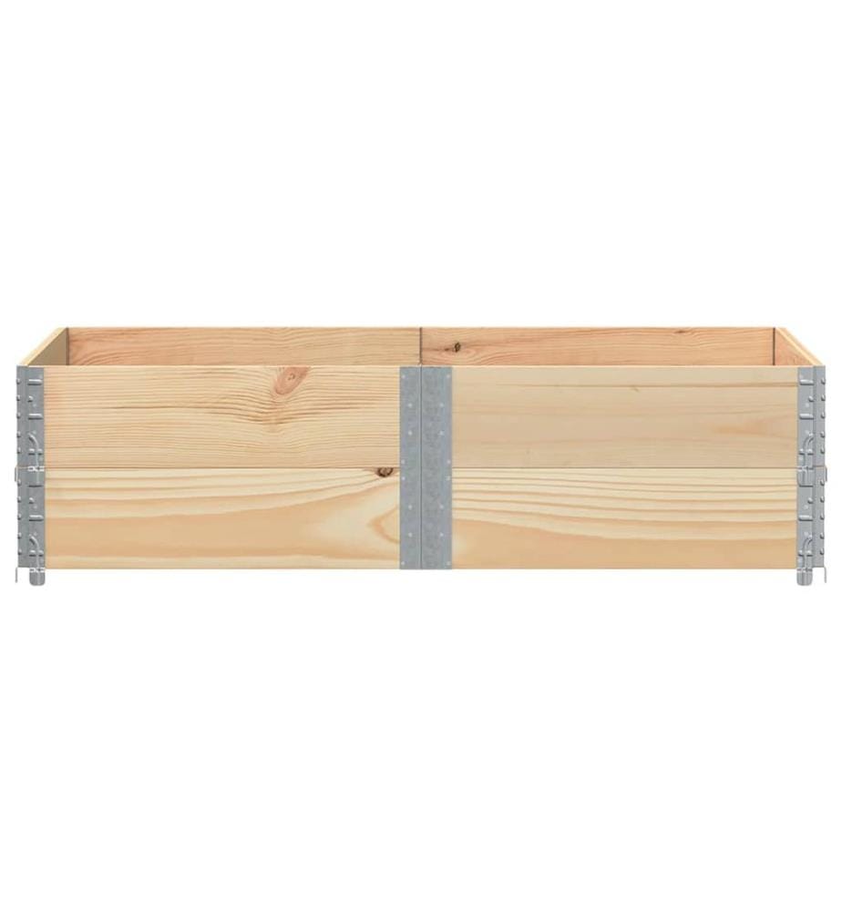 Jardinière 150x100 cm bois de pin massif