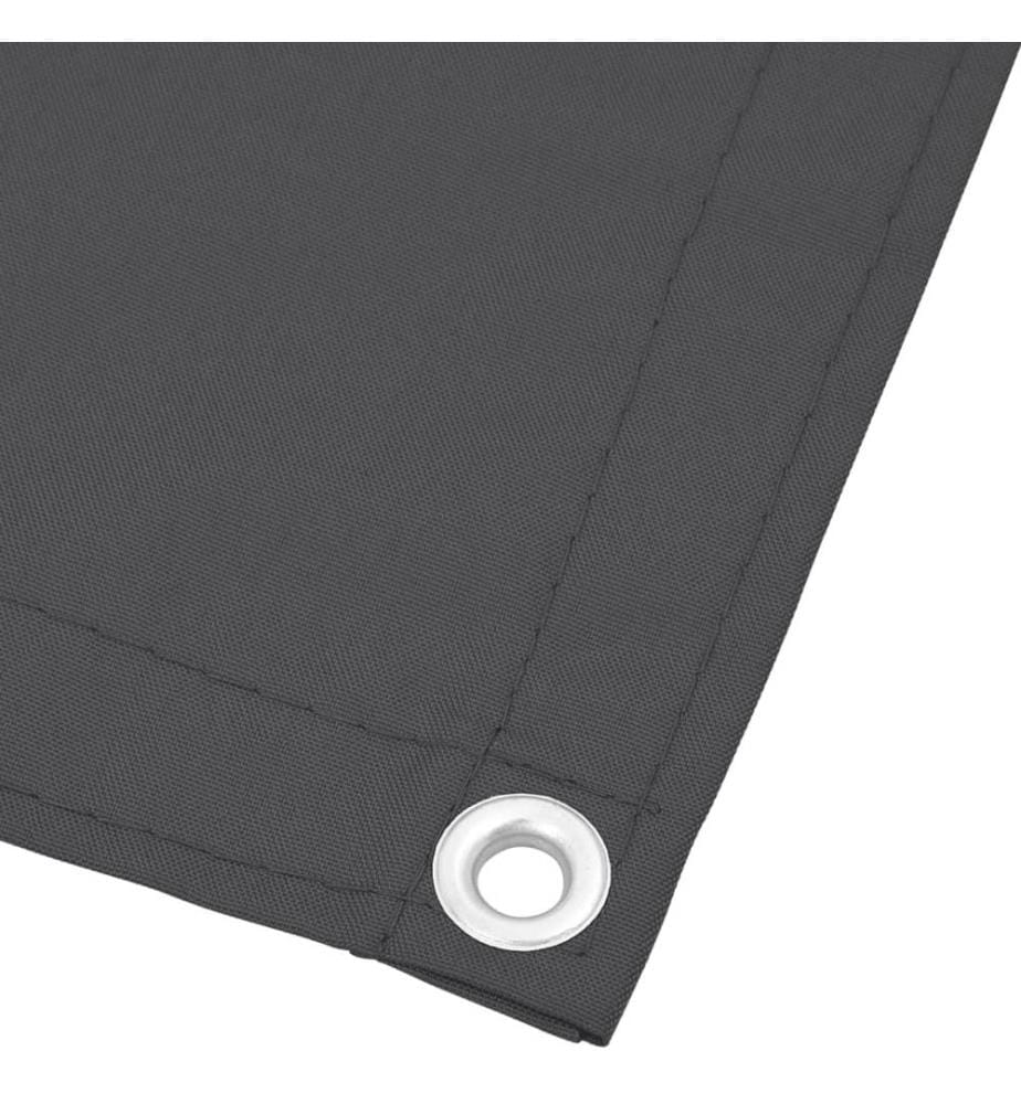 Balkon-Sichtschutz Anthrazit 90x800 cm 100 % Polyester-Oxford