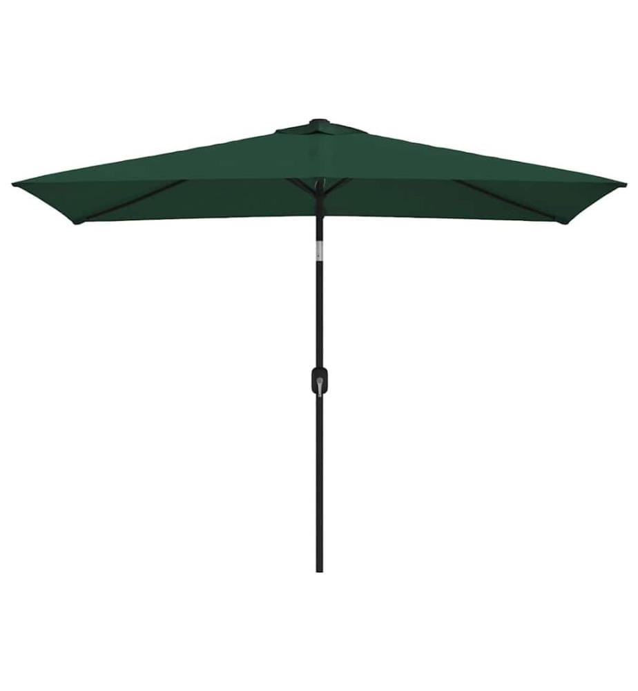 Parasol 200 x 300 cm Vert Rectangulaire