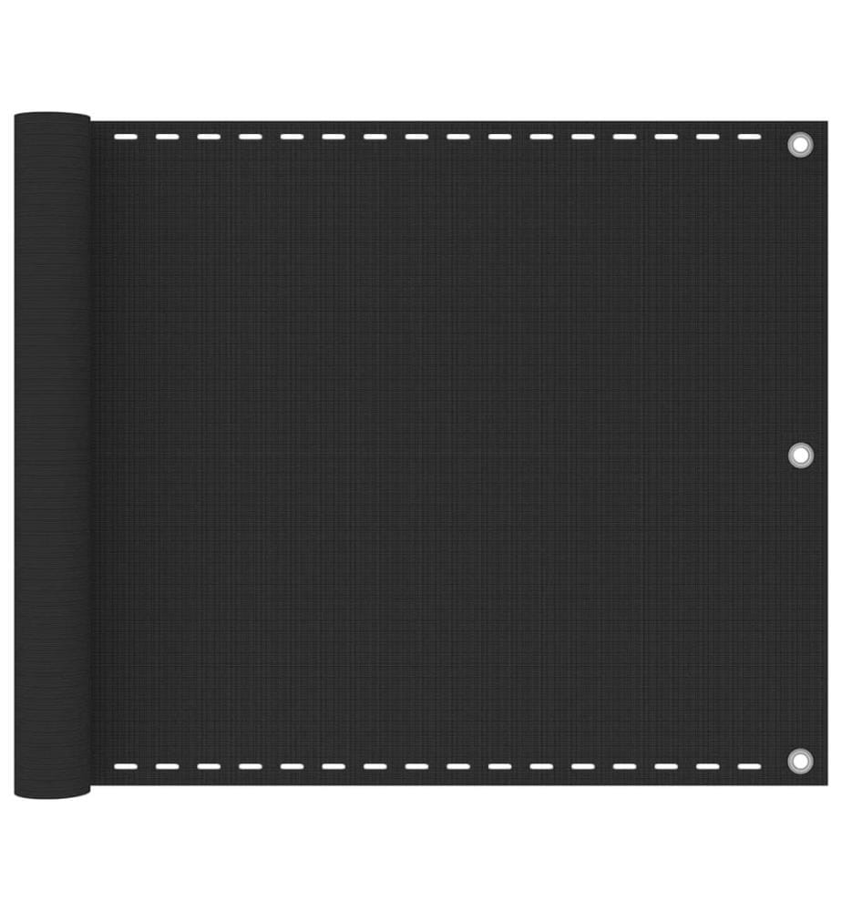 Balkonsichtschutz HDPE 75x600 cm Anthrazit