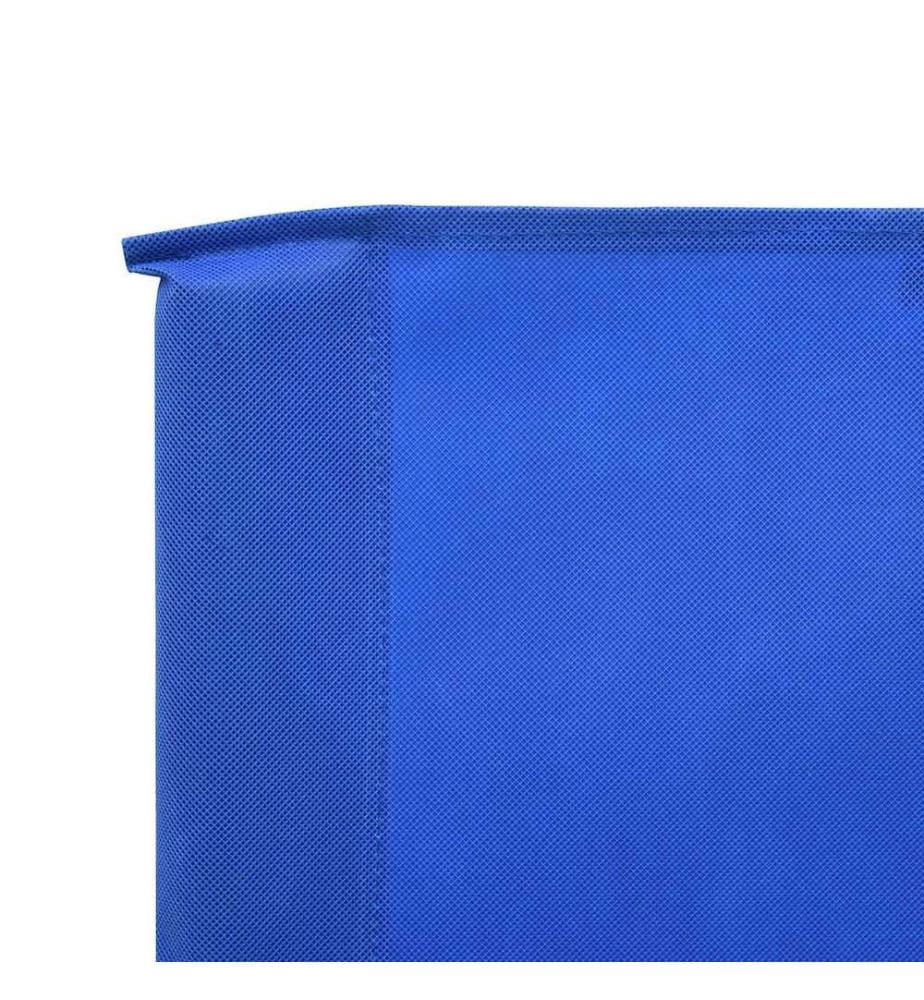 6-teiliges Windschutzgewebe 800 x 80 cm Azurblau