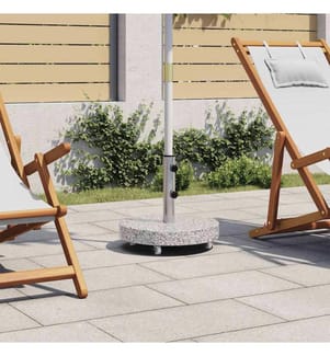 Sonnenschirmständer Granit 30 kg Rund Grau