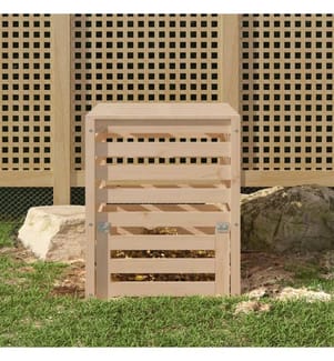 Composteur 63,5x63,5x77,5 cm Bois massif de pin