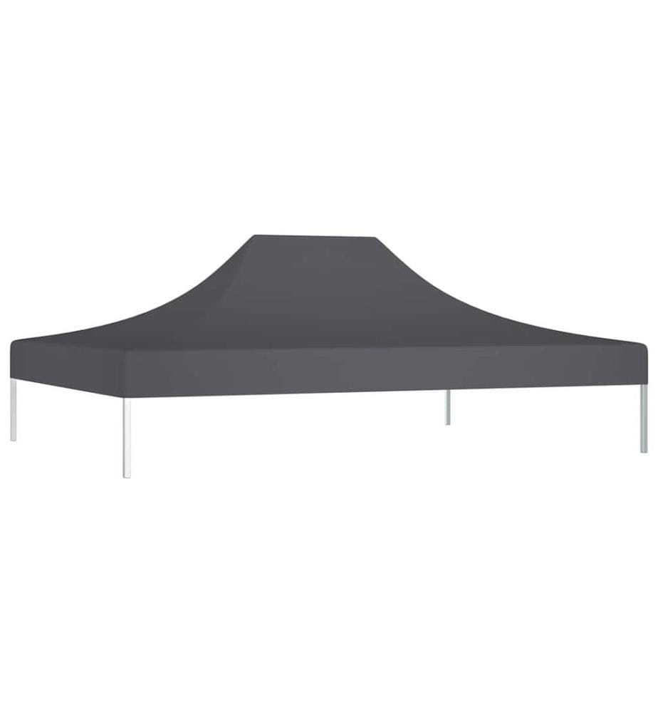 Partyzelt-Dach 4,5x3 m Anthrazit 270 g/m²