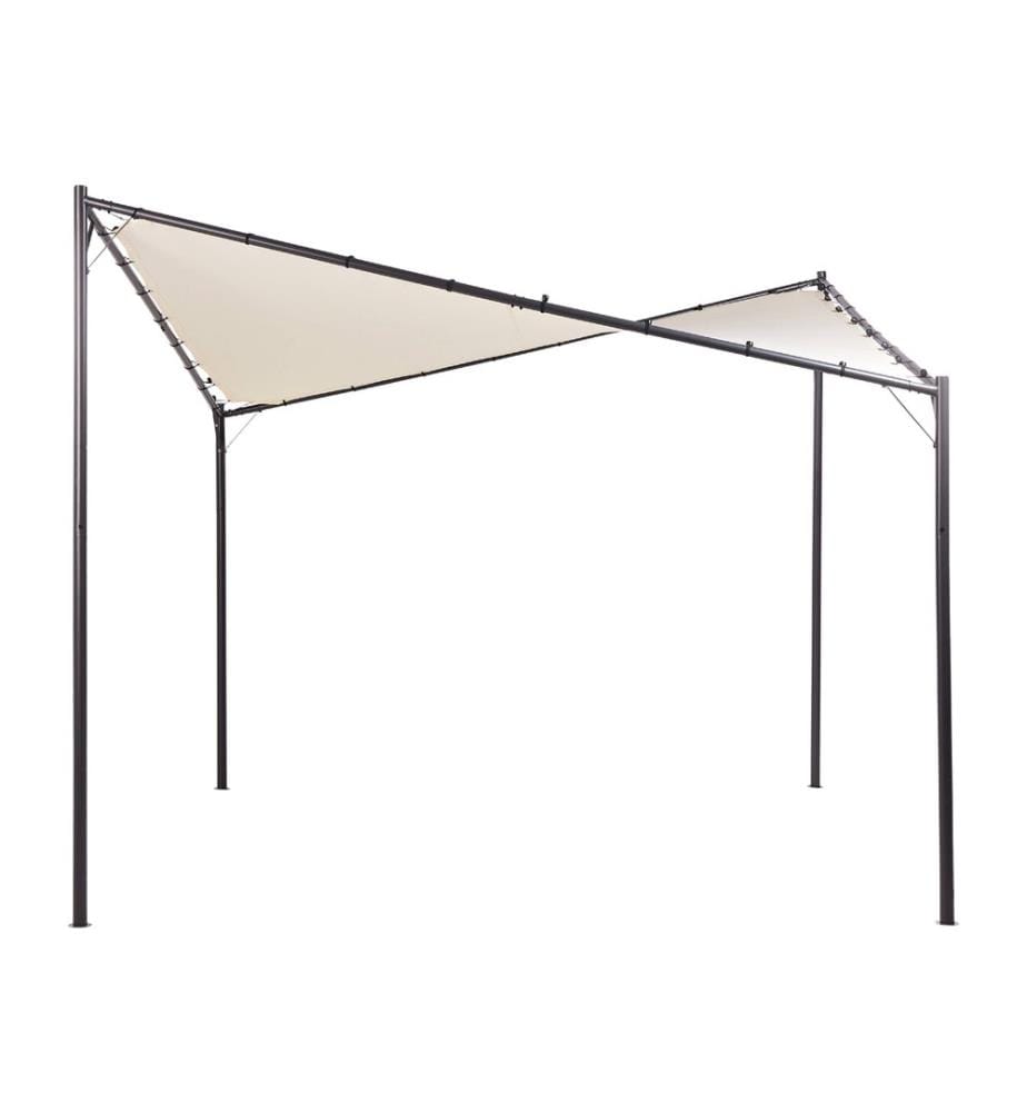 Pavillon AVENTINE Metall 300 cm 300 cm Beige
