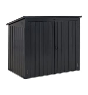 Capanno per gli attrezzi MOENA 158 cm 96 cm Grigio grafite
