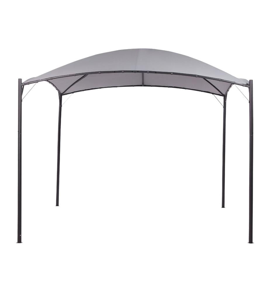 Pavillon VOMERO Metall 305 cm 305 cm Grau