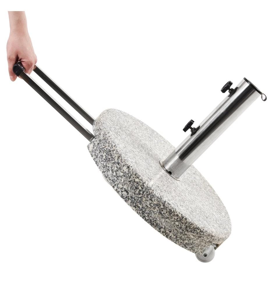 Sonnenschirmfuss CERZETO Grau Rund 30 kg