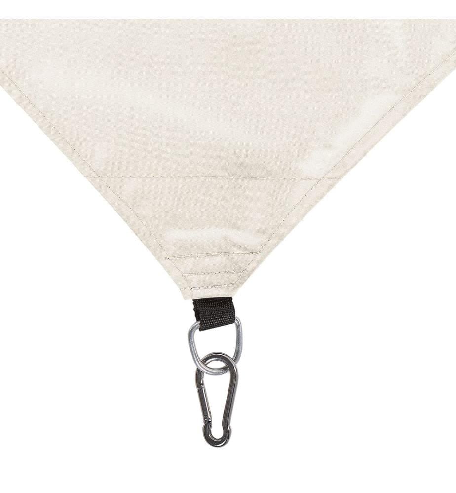 Voile d'ombrage LUKKA 300 cm 300 cm Blanc cassé