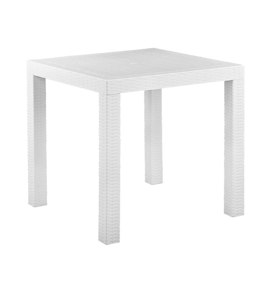 Table bistrot FOSSANO 80 cm 80 cm Blanc
